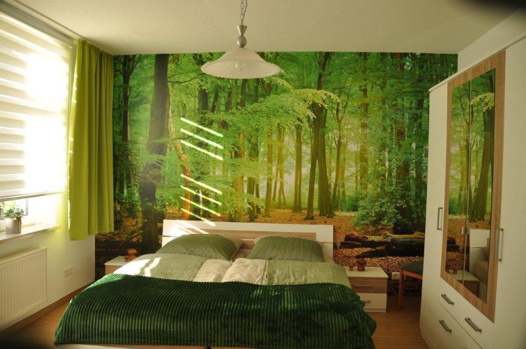 Ferienwohnung Wanderfreund ターレ エクステリア 写真